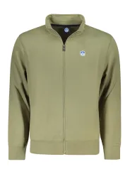 Gerüstet Sweatshirt: Reißverschluss & Logo, stilvoll warm