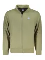 Gerüstet Sweatshirt: Reißverschluss & Logo, stilvoll warm