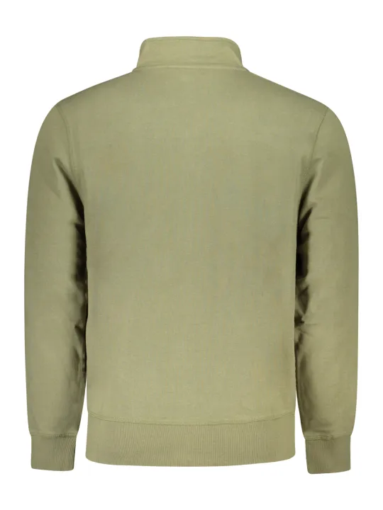 Gerüstet Sweatshirt: Reißverschluss & Logo, stilvoll warm