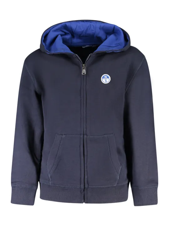 "North Sails Sweatshirts im Sale | North Sails Langarm-Kapuzensweatshirt mit Logo und Reißverschluss für Jungen online kaufen"|Planet-Deluxe