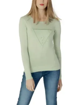 Grüner Guess Damen Strickpullover