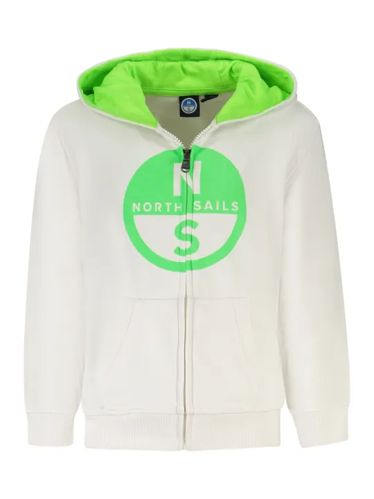 "North Sails Sweatshirts im Sale | North Sails Langarm-Sweatshirt mit Kapuze und Print für Jungen online kaufen"|Planet-Deluxe