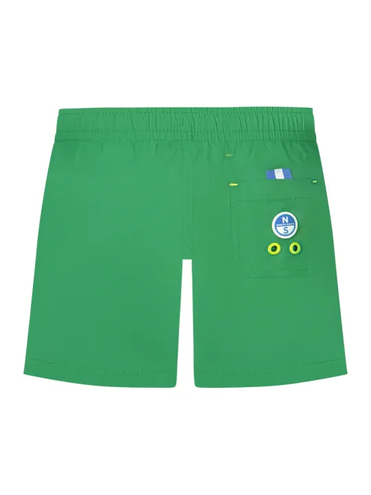 "North Sails Badehosen im Sale | North Sails Badeboxer für Jungen mit Slip und Taschen, Ocean Positive online kaufen"|Planet-Deluxe
