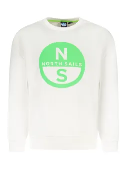"North Sails Jungen-Sweatshirt: Logo-Print, Ocean Positive"
