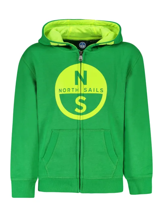 "North Sails Sweatshirts im Sale | North Sails Langarm-Sweatshirt mit Kapuze und Logo, Ocean Positive Kollektion für Jungen online kaufen"|Planet-Deluxe