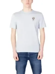Beiges T-Shirt mit NYPD-Abzeichen