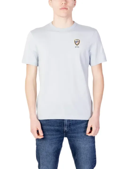 Beiges T-Shirt mit NYPD-Abzeichen