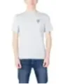 Beiges T-Shirt mit NYPD-Abzeichen