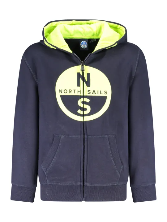 "North Sails Sweatshirts im Sale | "North Sails Langarm-Sweatshirt mit Kapuze und Print für Jungen" online kaufen"|Planet-Deluxe