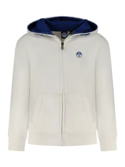 "North Sails Jungen Hoodie: Reißverschluss & Logo, Langarm"