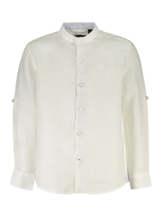 "North Sails Hemden im Sale | North Sails Langarmhemd mit koreanischem Kragen und kontrastierenden Details für Jungen online kaufen"|Planet-Deluxe