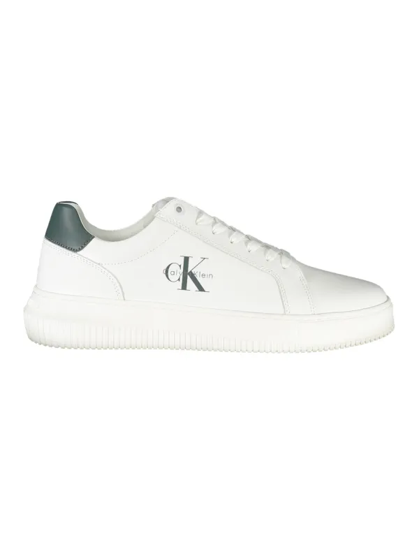 "Calvin Klein Sneakers im Sale | Grüne Kontrast-Sneaker mit Logo und Einlegesohle Calvin Klein online kaufen"|Planet-Deluxe