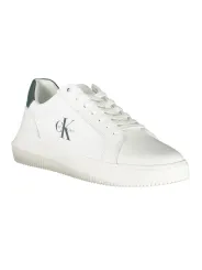 "Calvin Klein Sneakers im Sale | Grüne Kontrast-Sneaker mit Logo und Einlegesohle Calvin Klein online kaufen"|Planet-Deluxe