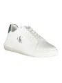 "Calvin Klein Sneakers im Sale | Grüne Kontrast-Sneaker mit Logo und Einlegesohle Calvin Klein online kaufen"|Planet-Deluxe