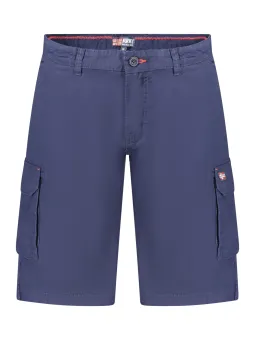 Bermuda Cargo Hose Navy mit 4 Taschen & Logo Norway 1963