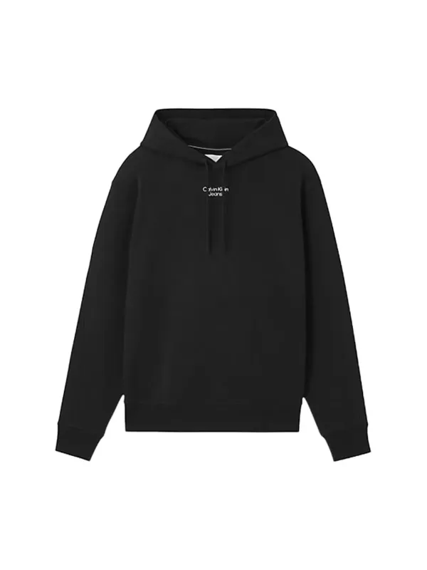 Schwarzer Calvin Klein Jeans Hoodie Schwarzer Calvin Klein Jeans Hoodie