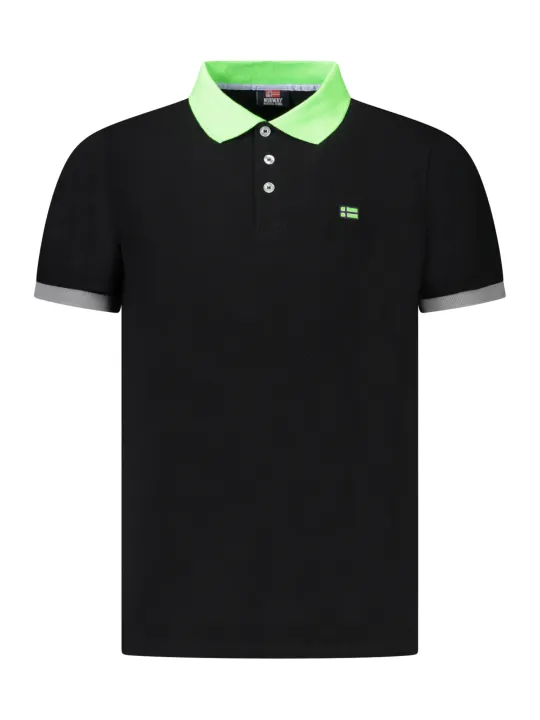 "NORWAY 1963 Poloshirts im Sale | Kurzarm Poloshirt Kontrastdetails Stickerei Logo Norway 1963 online kaufen"|Planet-Deluxe