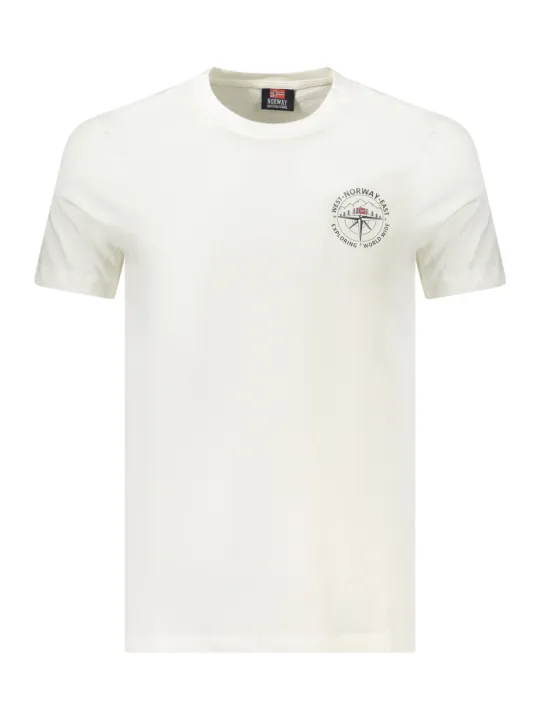 "NORWAY 1963 T-Shirts im Sale | Norwegen Logo TShirt Weiß Rundhals 1963  online kaufen"|Planet-Deluxe