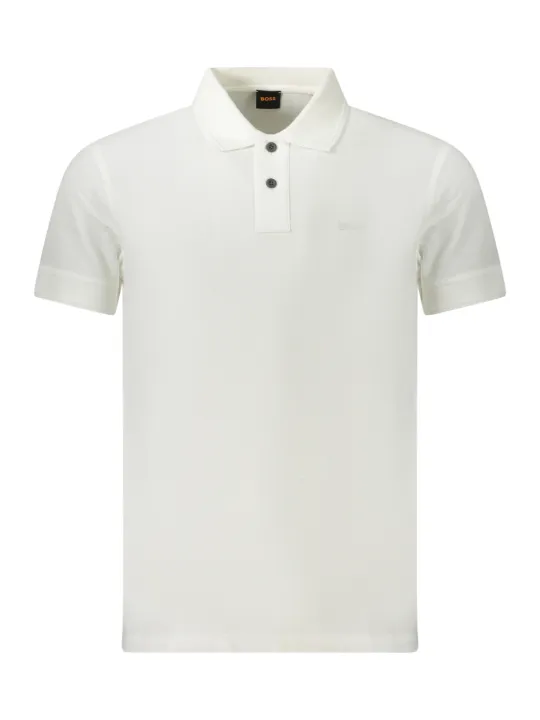 "Boss Poloshirts im Sale | Kurzarm Polo mit 2 Knöpfen und Logo von Boss online kaufen"|Planet-Deluxe