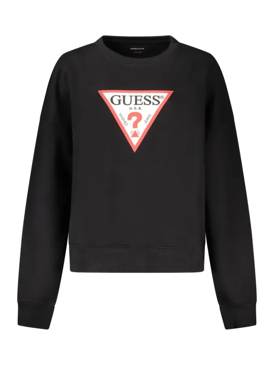 GUESS JEANS Schwarzes Sweatshirt – Stilvoll & Bequem
