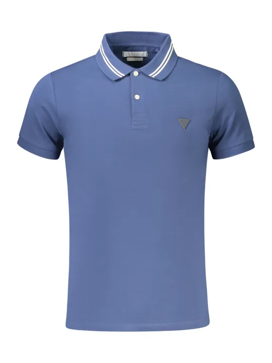 "GUESS JEANS Poloshirts im Sale | Guess Poloshirt Slim Fit mit Logo und Kontrastdetails online kaufen"|Planet-Deluxe