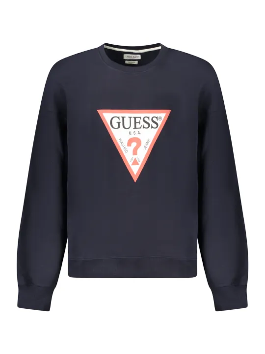 "Guess Bio-Baumwolle Sweatshirt mit Logo - Rundhals, Lässig"