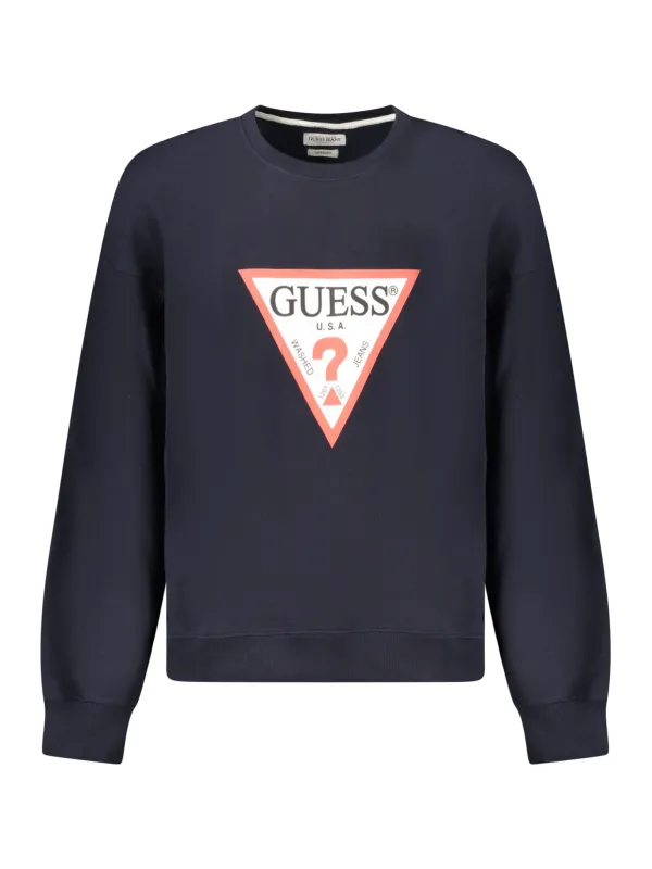 "Guess Bio-Baumwolle Sweatshirt mit Logo - Rundhals, Lässig"