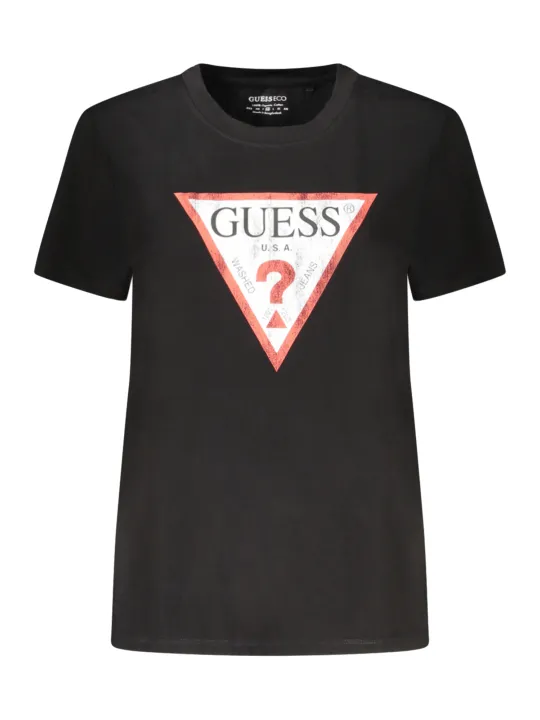 "Stylisches GUESS T-Shirt in Schwarz – Komfort & Eleganz"