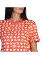 Rosa Moschino Bären-Print Damen T-Shirt