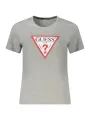 GUESS JEANS T-Shirt: Stilvolles Design in Grau-Melange