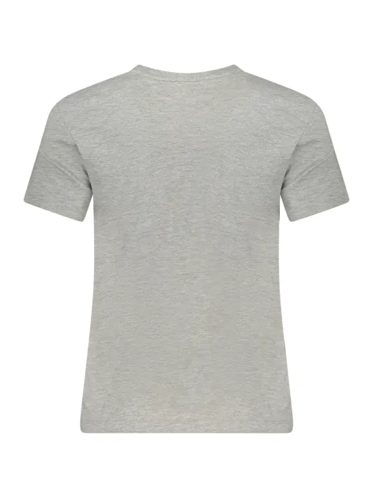 GUESS JEANS T-Shirt: Stilvolles Design in Grau-Melange