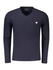 "GUESS JEANS T-Shirts im Sale | Guess Jeans Bio Baumwoll Slim Fit V Ausschnitt T Shirt online kaufen"|Planet-Deluxe