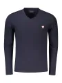 "GUESS JEANS T-Shirts im Sale | Guess Jeans Bio Baumwoll Slim Fit V Ausschnitt T Shirt online kaufen"|Planet-Deluxe