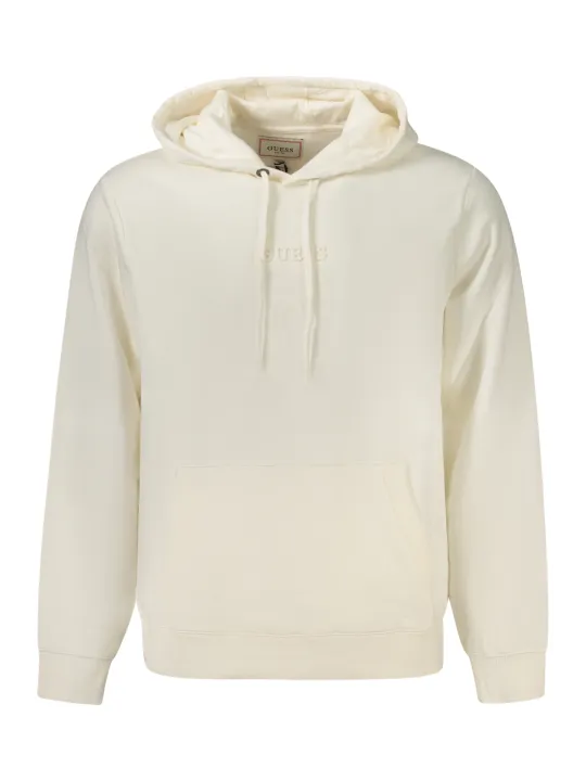 "GUESS JEANS Sweatshirts im Sale | Kapuzensweatshirt Bio-Baumwolle mit Tasche und Logo Druck online kaufen"|Planet-Deluxe
