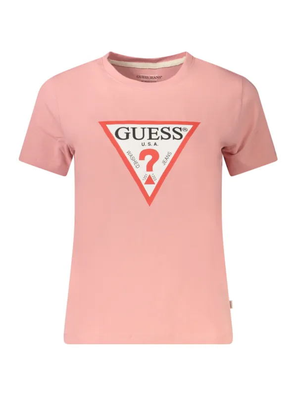 Guess Jeans Slim Fit T-Shirt: Bio-Baumwolle & Print