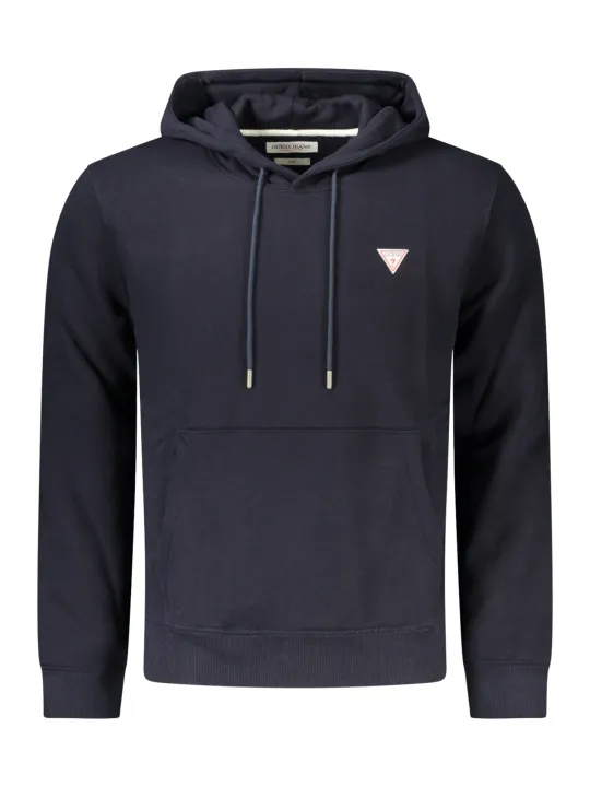 "GUESS JEANS Sweatshirts im Sale | Bio-Baumwolle Kapuzen-Sweatshirt Slim Fit mit Logo Applikation online kaufen"|Planet-Deluxe
