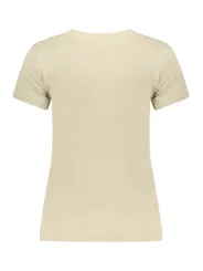 Guess Jeans V-Ausschnitt T-Shirt aus Bio-Baumwolle, Logo