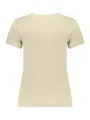 Guess Jeans V-Ausschnitt T-Shirt aus Bio-Baumwolle, Logo