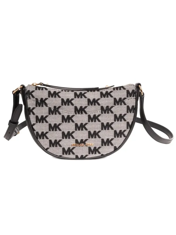 "Michael Kors Umhängetaschen im Sale | Michael Kors Damen Umhängetasche Schwarz mit Zipper 24x20x5cm online kaufen"|Planet-Deluxe