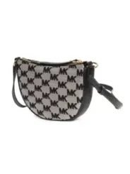 "Michael Kors Umhängetaschen im Sale | Michael Kors Damen Umhängetasche Schwarz mit Zipper 24x20x5cm online kaufen"|Planet-Deluxe