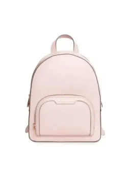 Michael Kors Damenleder Rucksack in Powderblush mit Zipper