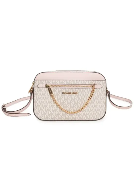 "Michael Kors Umhängetaschen im Sale | Michael Kors Damen Umhängetasche Blush Multi Logo Design online kaufen"|Planet-Deluxe