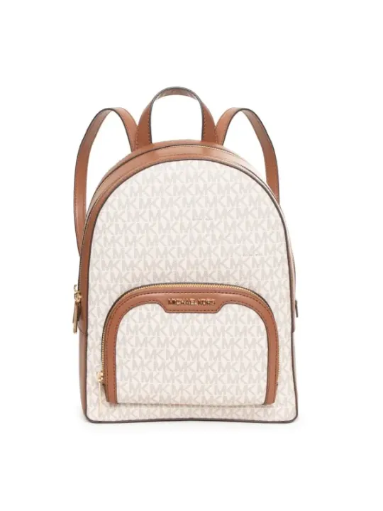 "Michael Kors Rucksäcke im Sale | "Damen Rucksack Vanilla von Michael Kors mit Zipper und Logo" online kaufen"|Planet-Deluxe