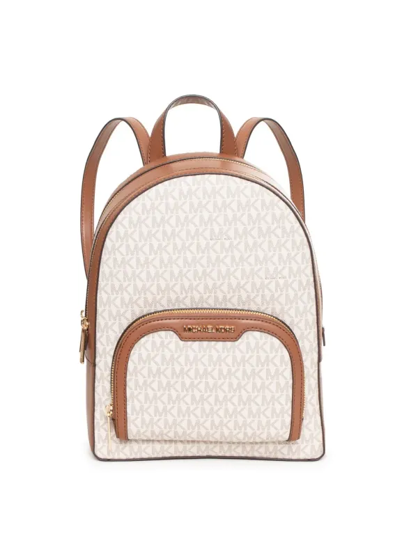 "Michael Kors Rucksäcke im Sale | "Damen Rucksack Vanilla von Michael Kors mit Zipper und Logo" online kaufen"|Planet-Deluxe