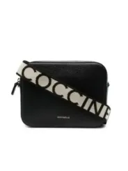 "Coccinelle Umhängetaschen im Sale | Coccinelle Damen Leder Umhängetasche mit Zipper und Logo online kaufen"|Planet-Deluxe