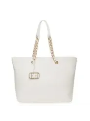 "Egon Von Furstenberg Handtaschen im Sale | Damen Schultertasche PU mit Zipper und Logo, 46x30x15 cm online kaufen"|Planet-Deluxe