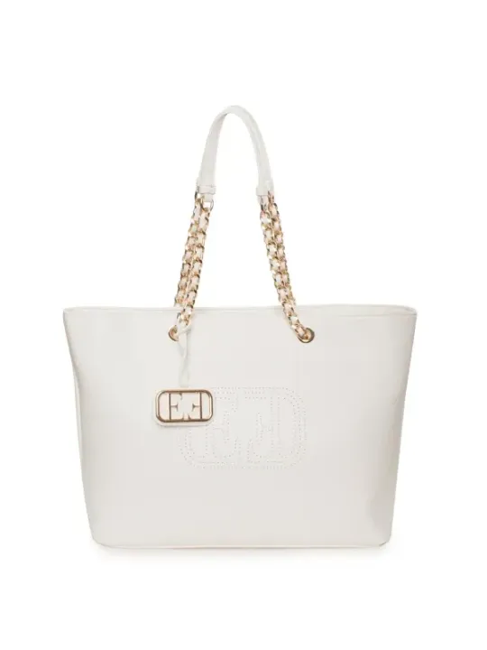 "Egon Von Furstenberg Handtaschen im Sale | Damen Schultertasche PU mit Zipper und Logo, 46x30x15 cm online kaufen"|Planet-Deluxe