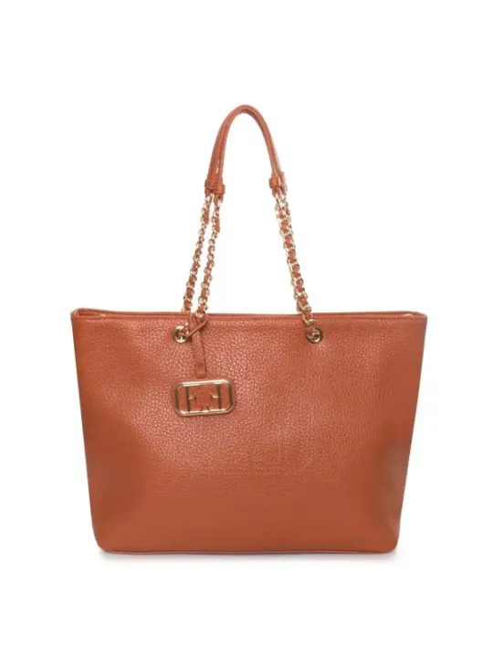"Egon Von Furstenberg Handtaschen im Sale | Damen Schultertasche Polyurethan Zipper Logo 46x30x15 cm online kaufen"|Planet-Deluxe