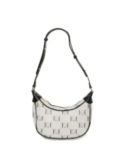 Egon Von Furstenberg Damen Schultertasche mit Logo-Zipper