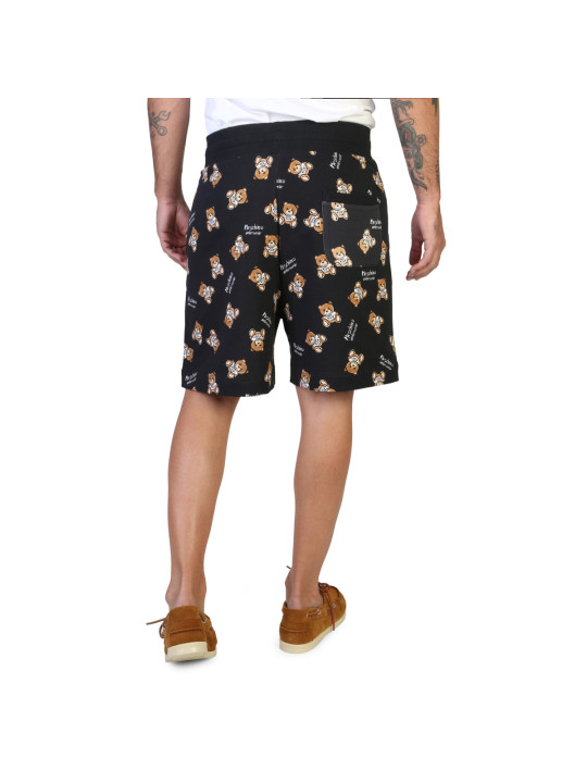 Schwarze Shorts mit Tigerdruck